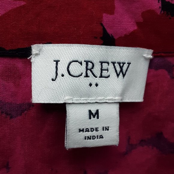 J. Crew  Reimagined Short Sleeve Pullover Blouse Top Shirt Shoulder Buttons Med - Picture 6 of 15